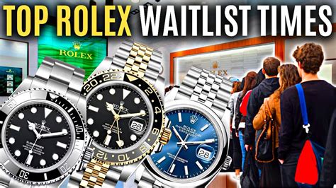 rolex watch waitlist